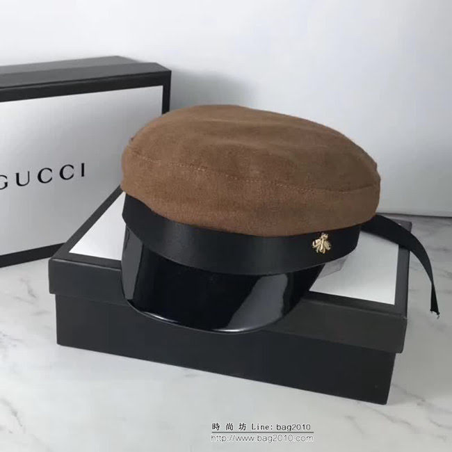 GUCCI古馳 爆款 時尚百搭網紅款軍帽 LLWJ7619